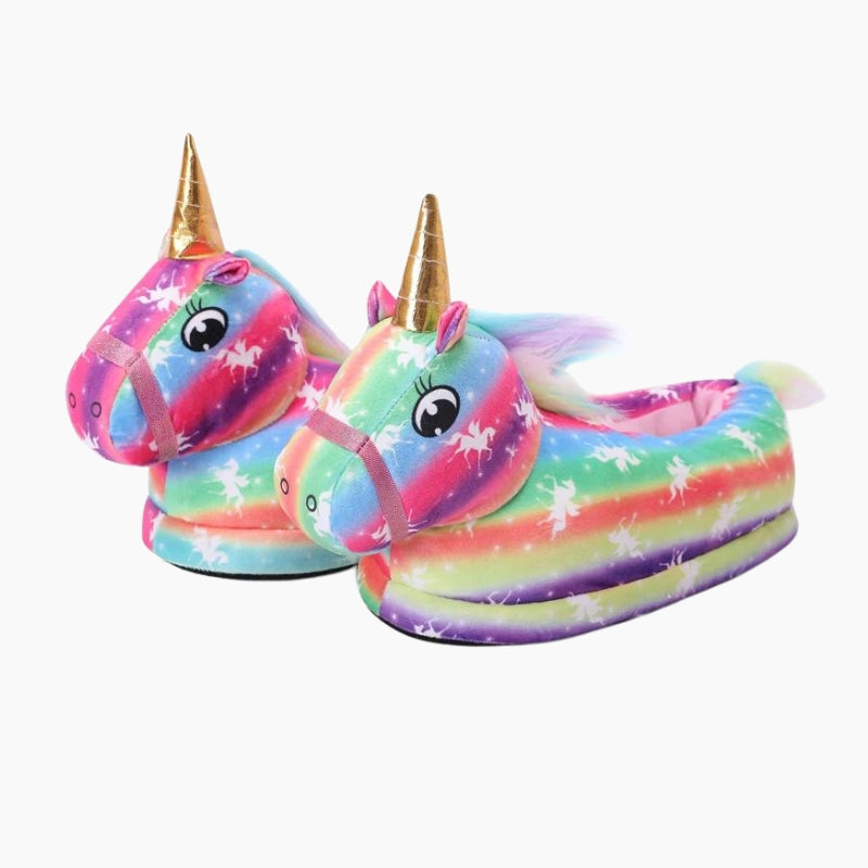 chaussons licorne fille